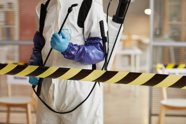 Professional Blood Cleanup technician working in Smithtown, NY